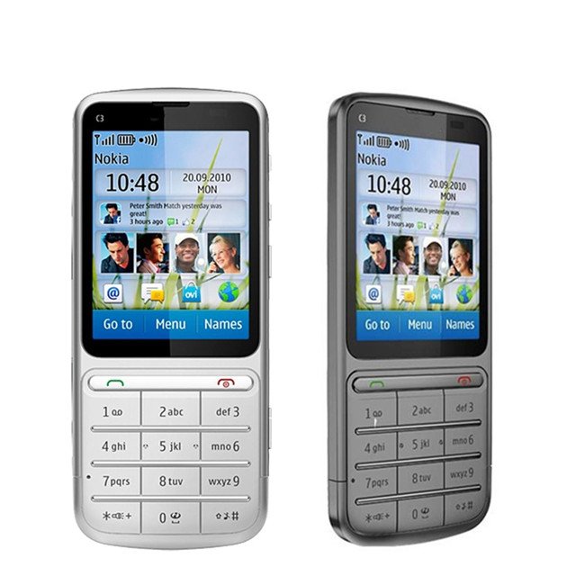 For Nok C3-01 Unlocked Original Simple Super Cheap Classic Bar Touch Type Unlocked Bar Mobile Cell Phone By Post
